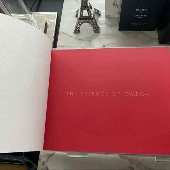 Omega Essence Book with Red Logo